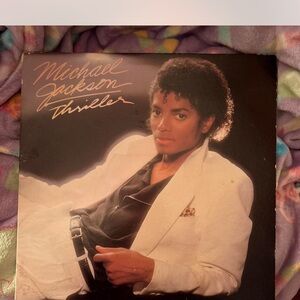 Vintage Antique Michael Jackson “THRILLER” Epic Records Vinyl Album